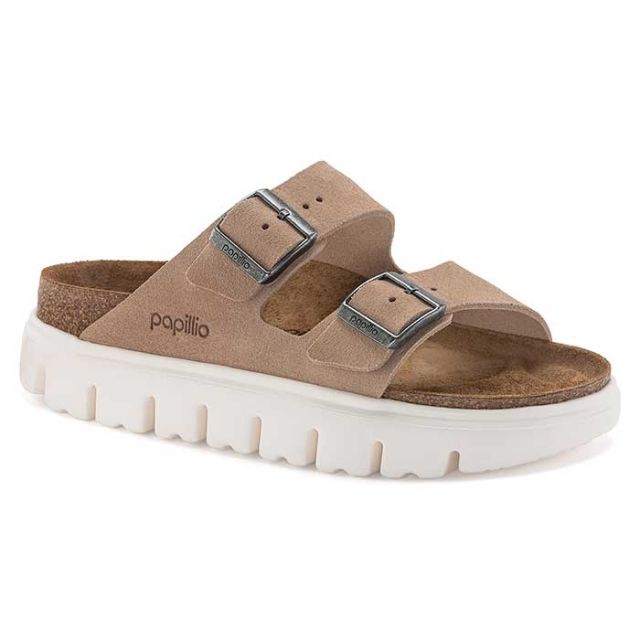 ビルケンシュトック サンダル アリゾナ ナロー レディース メンズ ユニセックス チャンキー 厚底 birkenstock Arizona Chunky LEVE(N) ブラック サンド ブラウン 24cm 24.5cm 25cm (240616)