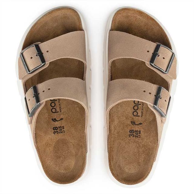 ビルケンシュトック サンダル アリゾナ ナロー レディース メンズ ユニセックス チャンキー 厚底 birkenstock Arizona Chunky LEVE(N) ブラック サンド ブラウン 24cm 24.5cm 25cm (240616)
