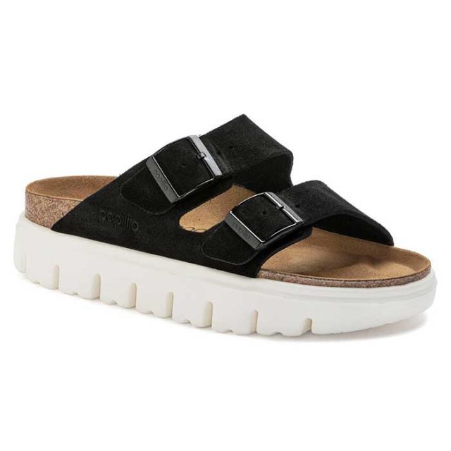 ビルケンシュトック サンダル アリゾナ ナロー レディース メンズ ユニセックス チャンキー 厚底 birkenstock Arizona Chunky LEVE(N) ブラック サンド ブラウン 24cm 24.5cm 25cm (240616)