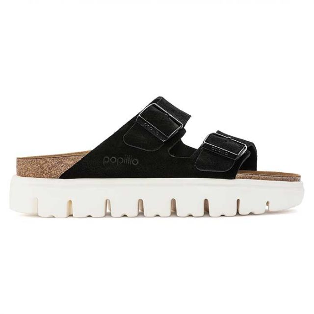 ビルケンシュトック サンダル アリゾナ ナロー レディース メンズ ユニセックス チャンキー 厚底 birkenstock Arizona Chunky LEVE(N) ブラック サンド ブラウン 24cm 24.5cm 25cm (240616)