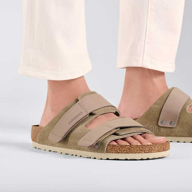 ビルケンシュトック サンダル ウジ レギュラー メンズ レディース ユニセックス ヌバック レザー birkenstock Uji LENB/LEVE(R) ブラック トープ ターコイズ ホワイト 26cm 26.5cm 27cm 春夏 (240616)