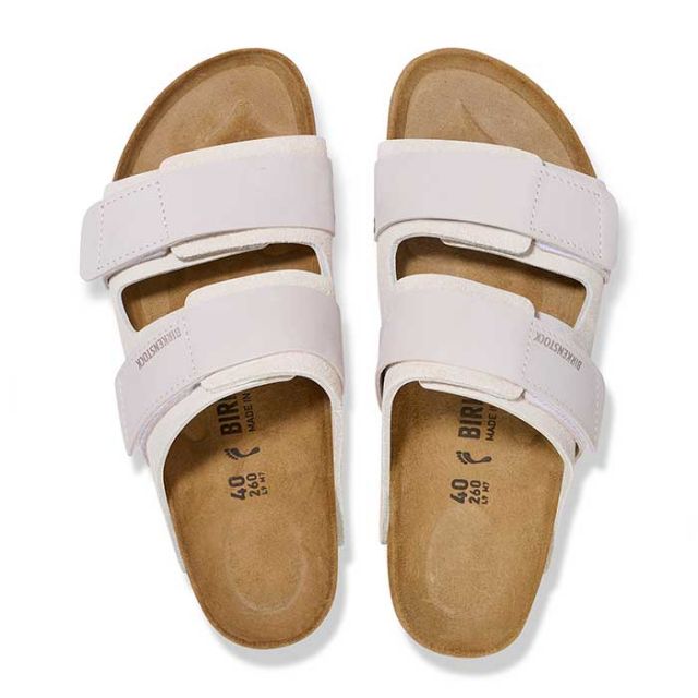 ビルケンシュトック サンダル ウジ レギュラー メンズ レディース ユニセックス ヌバック レザー birkenstock Uji LENB/LEVE(R) ブラック トープ ターコイズ ホワイト 26cm 26.5cm 27cm 春夏 (240616)