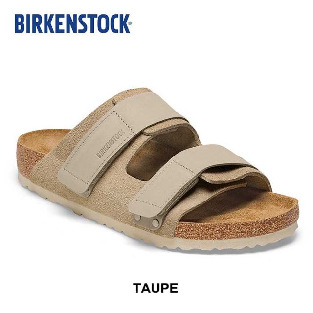 ビルケンシュトック サンダル ウジ レギュラー メンズ レディース ユニセックス ヌバック レザー birkenstock Uji LENB/LEVE(R) ブラック トープ ターコイズ ホワイト 26cm 26.5cm 27cm 春夏 (240616)