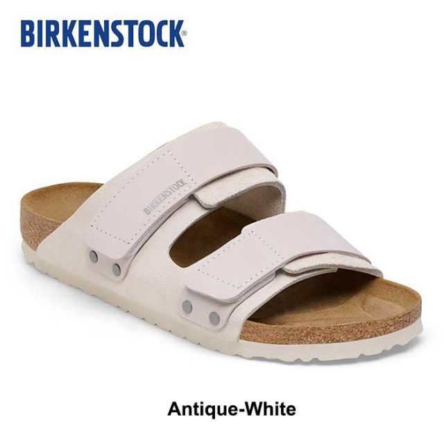 ビルケンシュトック サンダル ウジ レギュラー メンズ レディース ユニセックス ヌバック レザー birkenstock Uji LENB/LEVE(R) ブラック トープ ターコイズ ホワイト 26cm 26.5cm 27cm 春夏 (240616)