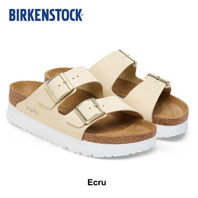 ビルケンシュトック サンダル ナロー レディース ユニセックス birkenstock Arizona Flex Platform LENB(N) 24cm 24.5cm 25cm  (240616)