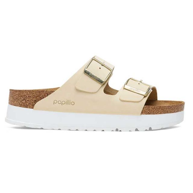 ビルケンシュトック サンダル ナロー レディース ユニセックス birkenstock Arizona Flex Platform LENB(N) 24cm 24.5cm 25cm  (240616)