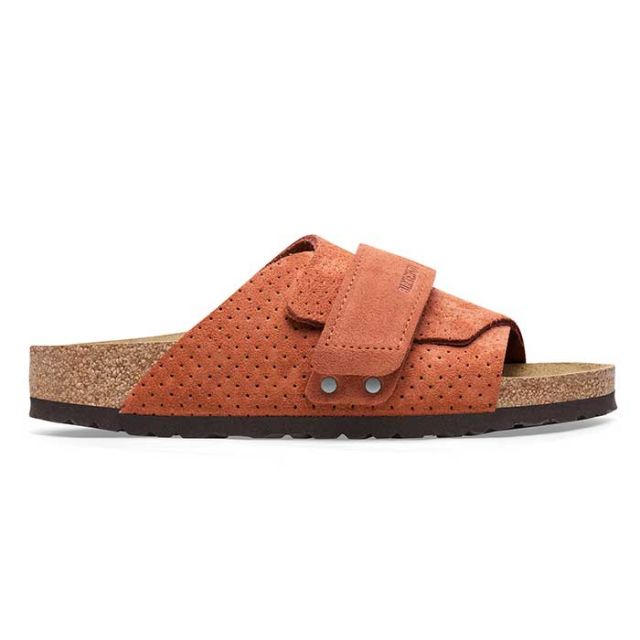 ビルケンシュトック サンダル キョウト レギュラー birkenstock 1027080 Kyoto(R) エンボスドット バーントオレンジ スエード エンボス 26cm (240616)