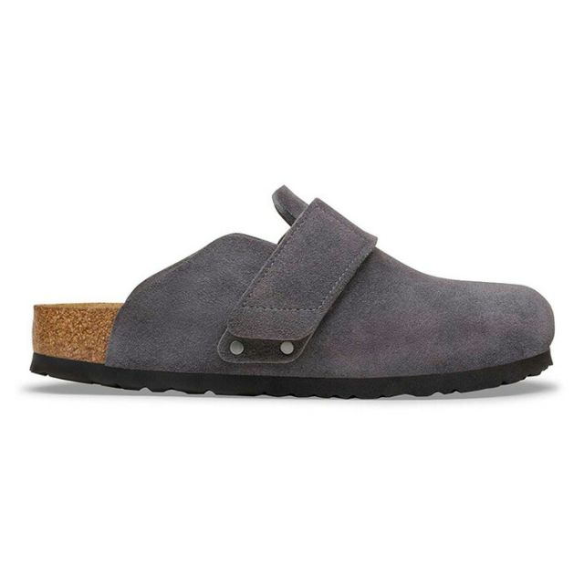 BIRKENSTOCK ビルケンシュトック Loma ロマ スエードレザー サンダル クロッグ コンフォートサンダル メンズ レディース レギュラー ナロー チャコール コルクブラウン 1031633 1031652 Loma LEVE  CHARCOAL 40