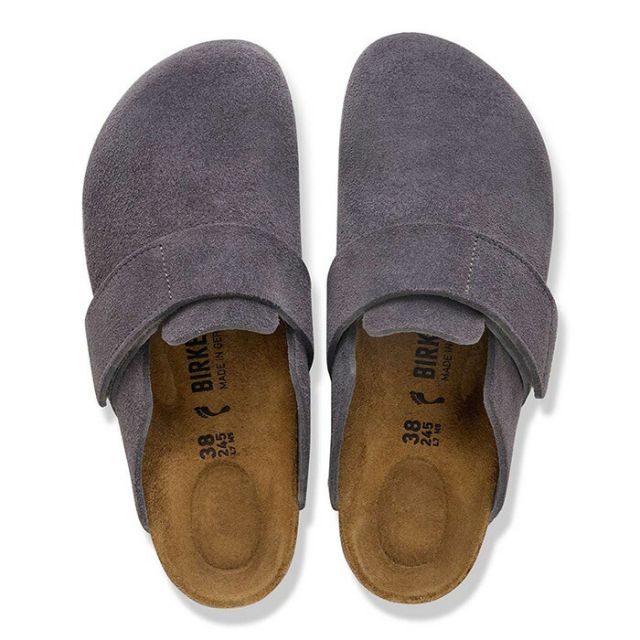 BIRKENSTOCK ビルケンシュトック Loma ロマ スエードレザー サンダル クロッグ コンフォートサンダル メンズ レディース レギュラー ナロー チャコール コルクブラウン 1031633 1031652 Loma LEVE  CHARCOAL 40