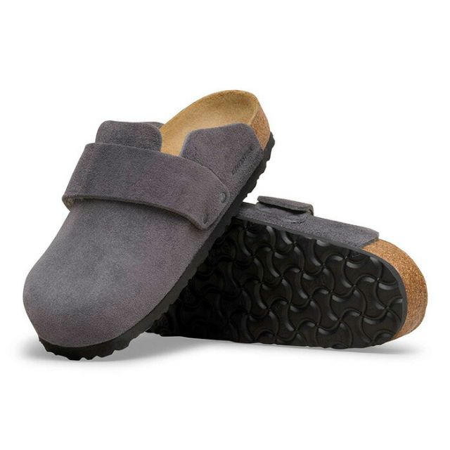 BIRKENSTOCK ビルケンシュトック Loma ロマ スエードレザー サンダル クロッグ コンフォートサンダル メンズ レディース レギュラー ナロー チャコール コルクブラウン 1031633 1031652 Loma LEVE  CHARCOAL 40