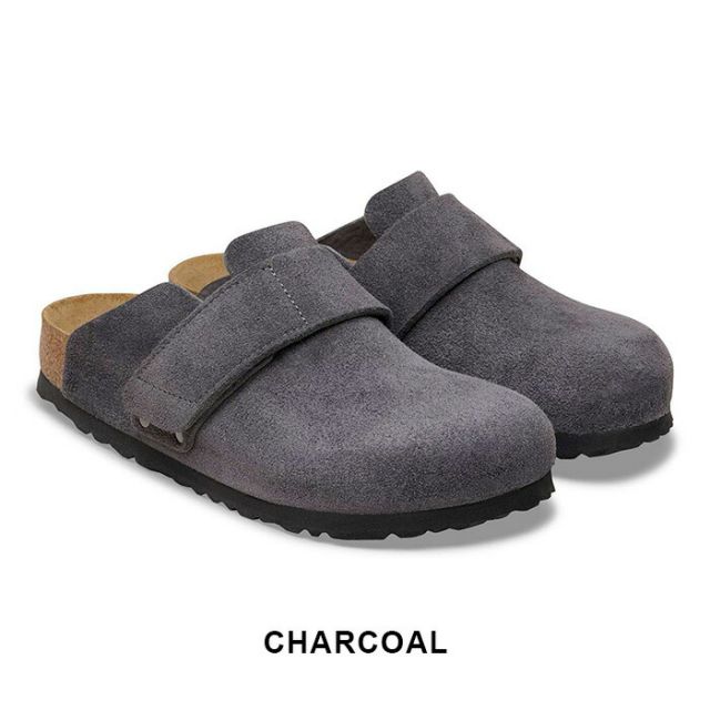 BIRKENSTOCK ビルケンシュトック Loma ロマ スエードレザー サンダル クロッグ コンフォートサンダル メンズ レディース レギュラー ナロー チャコール コルクブラウン 1031633 1031652 Loma LEVE  CHARCOAL 40