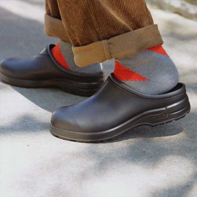 ブランドストーン Blundstone クロッグサンダル シューズ ブラック スリッポン BS2381009 靴 メンズ レディース ユニセックス スムースレザー Vibramソール (241114)