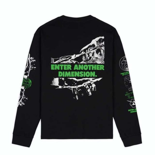 ブレインデッド 長袖Tシャツ BRAIN DEAD ALTERNATE DIMENSION LONG SLEEVE L/S ロンTメンズ [230919]