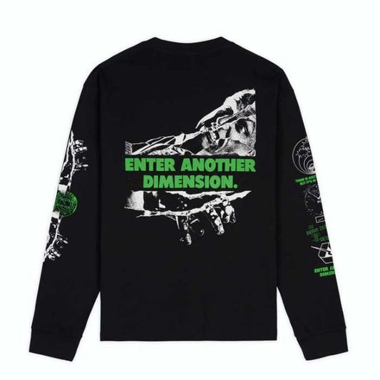 ブレインデッド 長袖Tシャツ BRAIN DEAD ALTERNATE DIMENSION LONG SLEEVE L/S ロンTメンズ [230919]