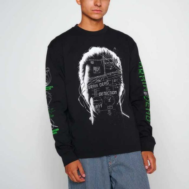 ブレインデッド 長袖Tシャツ BRAIN DEAD ALTERNATE DIMENSION LONG SLEEVE L/S ロンTメンズ [230919]