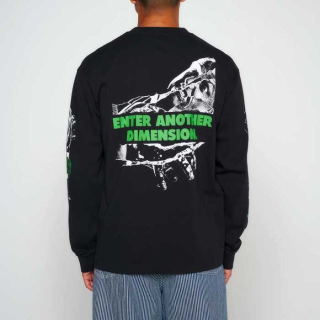 ブレインデッド 長袖Tシャツ BRAIN DEAD ALTERNATE DIMENSION LONG SLEEVE L/S ロンTメンズ [230919]