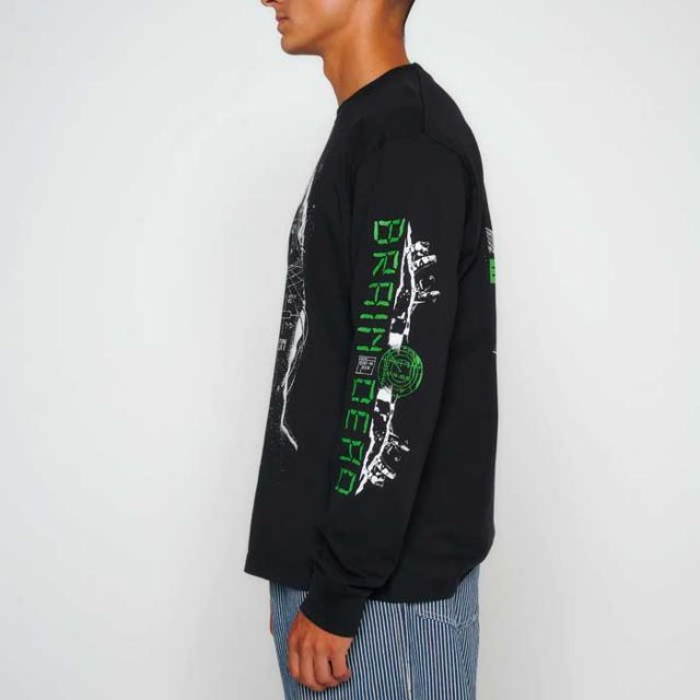 ブレインデッド 長袖Tシャツ BRAIN DEAD ALTERNATE DIMENSION LONG SLEEVE L/S ロンTメンズ [230919]