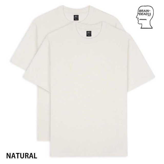 ブレインデッド 半袖tシャツ 2枚セット BRAIN DEAD T00003389 2-PACK EASY TEES tシャツ メンズ [230919]