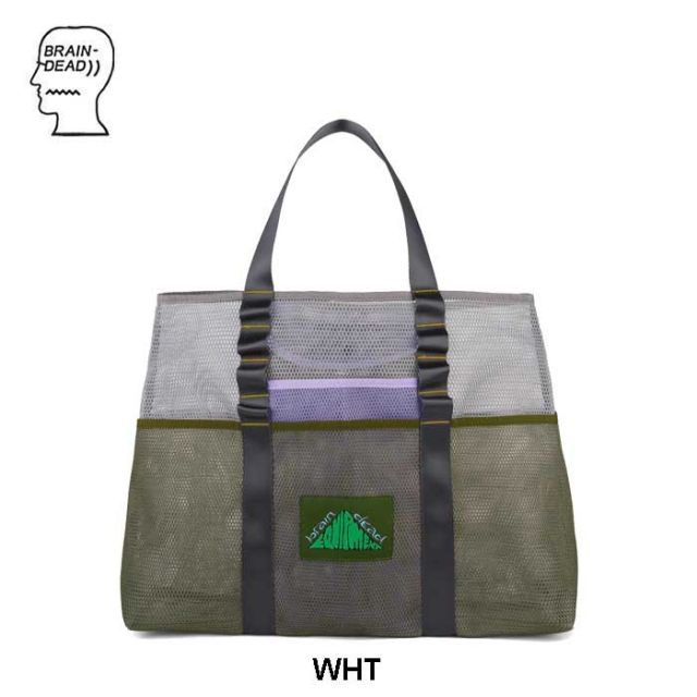 ブレインデッド トートバッグ BRAIN DEAD A00004314 EQUIPMENT MESH TOTE 鞄 カバン かばん メッシュ (250331)