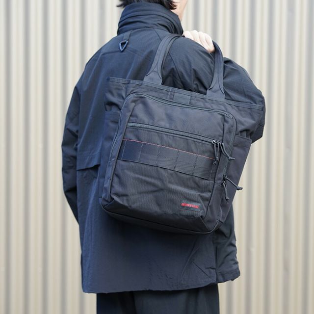 ブリーフィング BRIEFING 縦型ビジネストート 大容量 肩掛け対応 撥水 ROBICナイロン BRA253T04 BS BOX TOTE TALL AG  (250912)