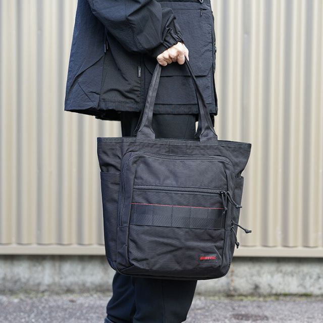 ブリーフィング BRIEFING 縦型ビジネストート 大容量 肩掛け対応 撥水 ROBICナイロン BRA253T04 BS BOX TOTE TALL AG  (250912)
