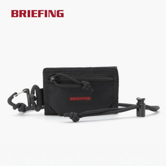 三つ折り財布 BRIEFING ブリーフィング BRA253G08 TRIFOLD WALLET BLLST ネックウォレット メンズ レディース アウトドア フェス キャンプ 撥水 軽量 ブラック