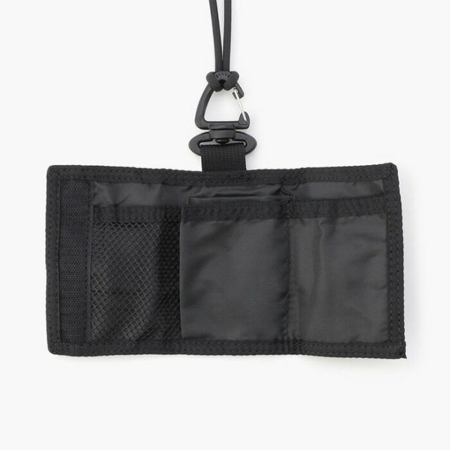 三つ折り財布 BRIEFING ブリーフィング BRA253G08 TRIFOLD WALLET BLLST ネックウォレット メンズ レディース アウトドア フェス キャンプ 撥水 軽量 ブラック