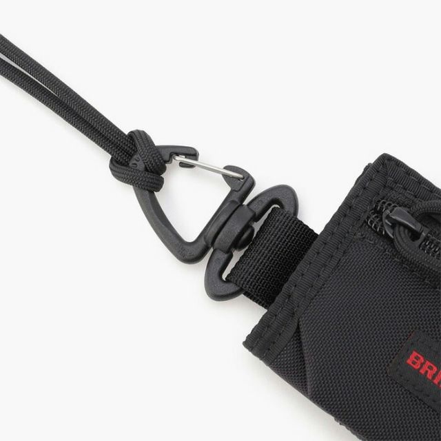 三つ折り財布 BRIEFING ブリーフィング BRA253G08 TRIFOLD WALLET BLLST ネックウォレット メンズ レディース アウトドア フェス キャンプ 撥水 軽量 ブラック
