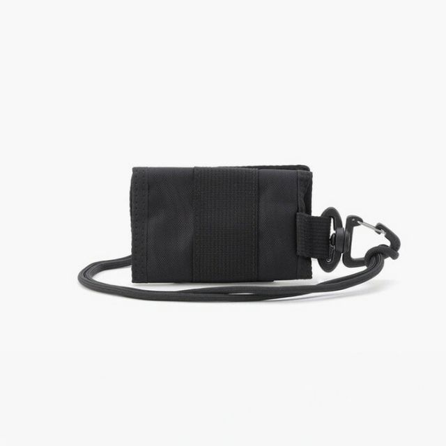 三つ折り財布 BRIEFING ブリーフィング BRA253G08 TRIFOLD WALLET BLLST ネックウォレット メンズ レディース アウトドア フェス キャンプ 撥水 軽量 ブラック
