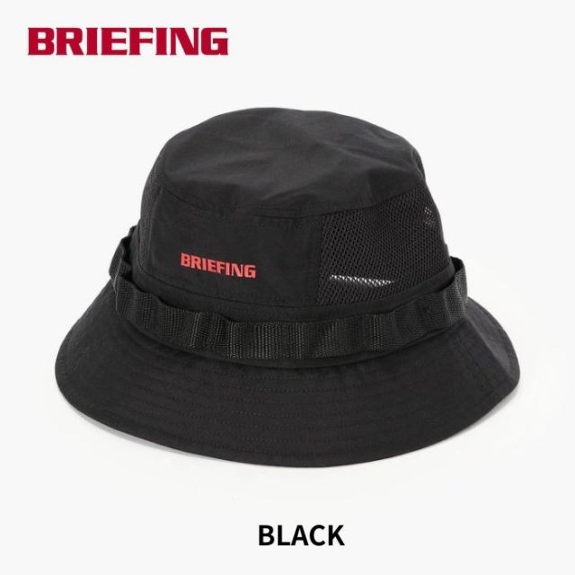 ブリーフィング BRIEFING ハット SIDE MESH BOONIE HAT サイドメッシュ BRA261A49 メンズ 帽子 ハット アウトドア 撥水 透湿 通気性 UV対策 夏用 (260804)