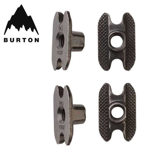 バートン BURTON M6 CHNL INSERTS 4PK M6 チャネル インサート 4 パック BLACK パーツ ネジ 板 チャネル  [メール便] [221220]