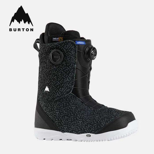 バートン スノーボードブーツ BURTON 203181 スワス Men's Swath BOA Boot ブラック US8.5 26.5cm ボア 軽量 ミッドフレックス フリースタイル (241030)
