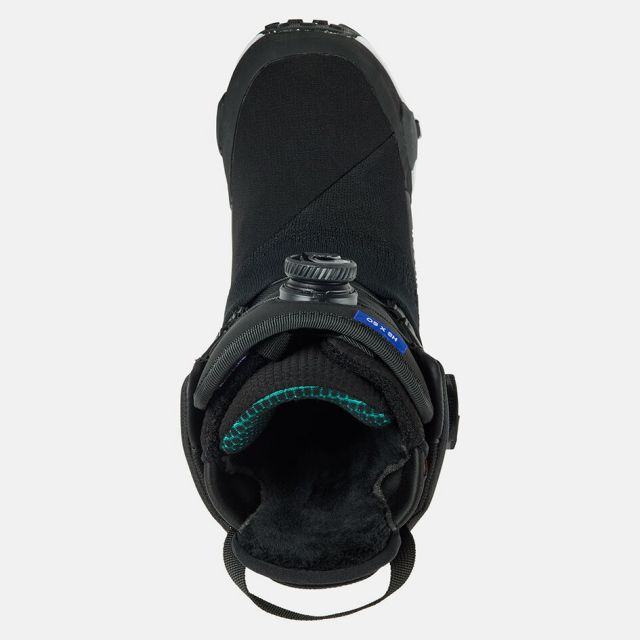 バートン BURTON 303021 W HIGHSHOT X SO BLACK ハイショット X Step On ワイド スノーボードブーツ W26JP-303021 バートン BOA デュアルゾーン フィットシステム Vibram EcoStep ラバーアウトソール 幅広設計 レスポンシブ フレックス 女性用 (250904)
