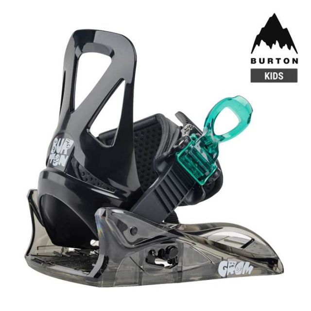 バートン トドラー スノーボードバインディング BURTON MINI GROM BLACK ミニグロム ディスク キッズ ビンディング binding