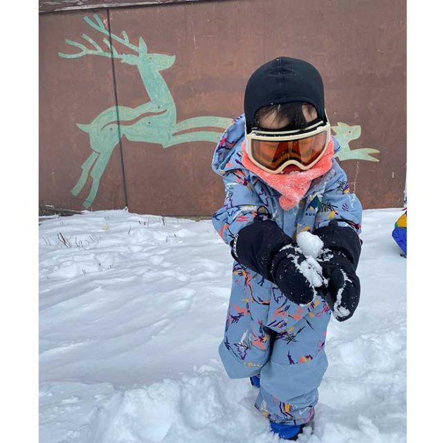 バートン キッズ ベビー グローブ トドラー グロミット ミトン 手袋 25-26 burton 104191 Toddlers' Grommit Mittens 雪遊び スキー スノーボード 女の子 男の子 (240930)