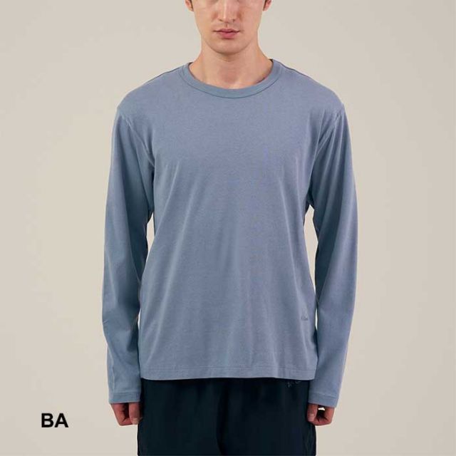 C3fit リポーズ ペーパー ロングスリーブ Tシャツ [ GC41120 ] Re-Pose Paper L/S T-shirt 光電子 リカバリーウエア メンズ [210715]
