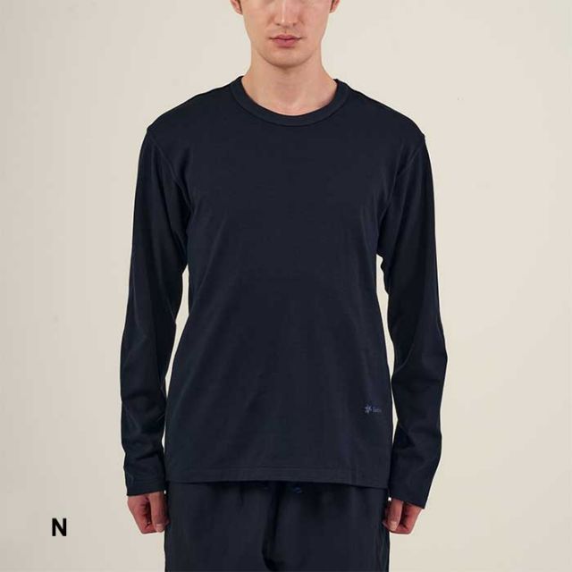 C3fit リポーズ ペーパー ロングスリーブ Tシャツ [ GC41120 ] Re-Pose Paper L/S T-shirt 光電子 リカバリーウエア メンズ [210715]