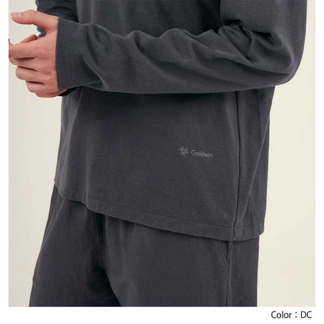 C3fit リポーズ ペーパー ロングスリーブ Tシャツ [ GC41120 ] Re-Pose Paper L/S T-shirt 光電子 リカバリーウエア メンズ [210715]