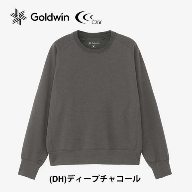 C3fit シースリーフィット レディース トレーナー GCW43341 RE-OPTIMUM SW-SH リオプティマム スウェットシャツ (240125)