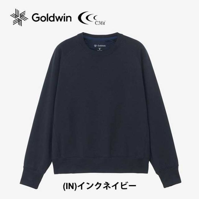 C3fit シースリーフィット レディース トレーナー GCW43341 RE-OPTIMUM SW-SH リオプティマム スウェットシャツ (240125)