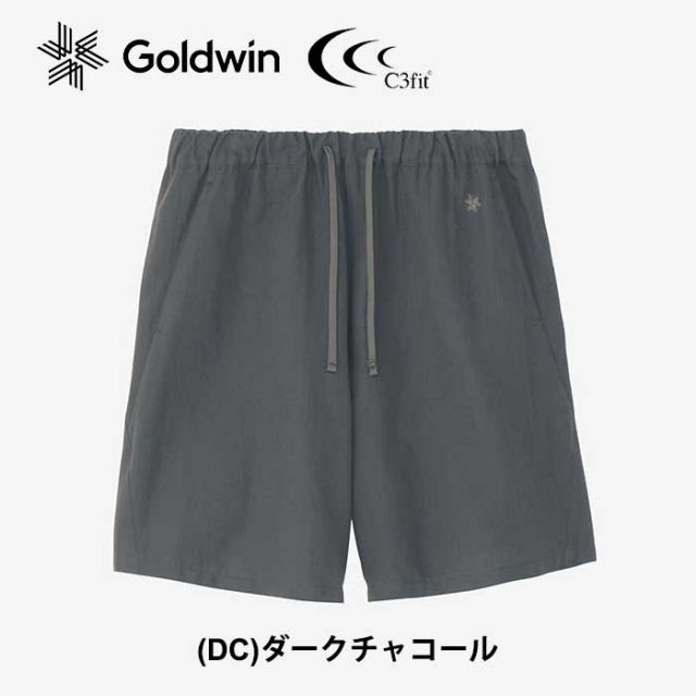 ゴールドウィン シースリーフィット ショートパンツ メンズ レディース ユニセックス C3fit GC44168 R/O PAPER SHORTS リオプティマム ペーパーショーツ グレー ネイビー ルームウエア リカバリー (240414)