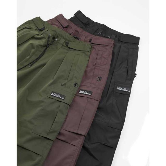 24-25 カーム CALM スノーボードウェア 平岡卓 DEEP FOREST PANTS 太め スノーボードパンツ