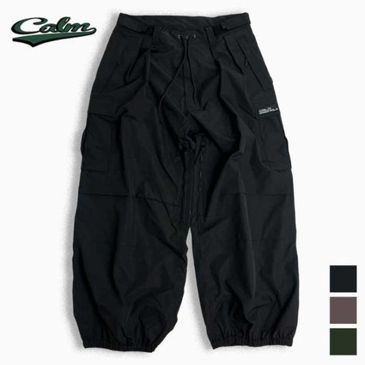 24-25 カーム CALM スノーボードウェア 平岡卓 DEEP FOREST PANTS 太め スノーボードパンツ