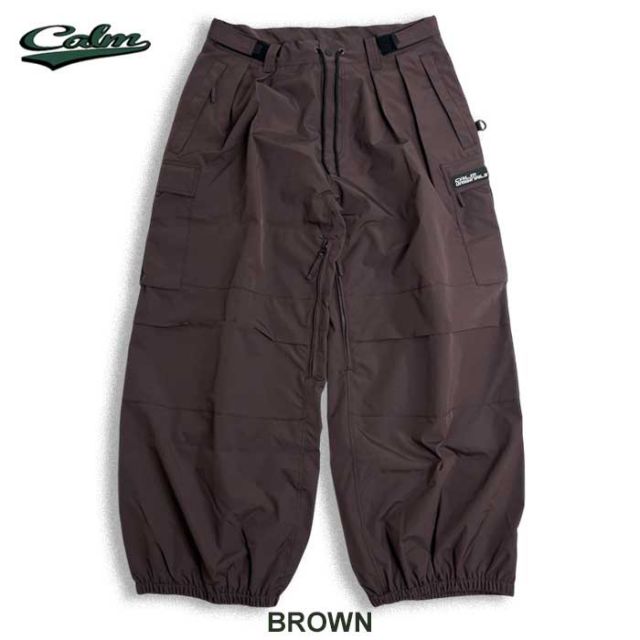 24-25 カーム CALM スノーボードウェア 平岡卓 DEEP FOREST PANTS 太め スノーボードパンツ