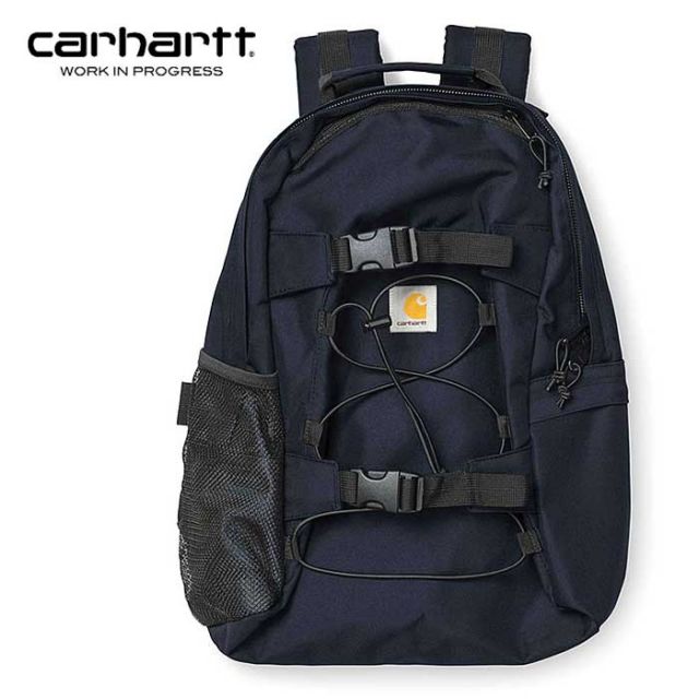 カーハート ダブリューアイピー リュック [ 24.8L ] Carhartt WIP [ KICKFLIP BACKPACK ] BLK  バックパック リュックサック デイパック バッグ カバン [220902]
