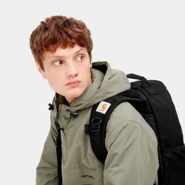 カーハート ダブリューアイピー リュック [ 24.8L ] Carhartt WIP [ KICKFLIP BACKPACK ] BLK  バックパック リュックサック デイパック バッグ カバン [220902]