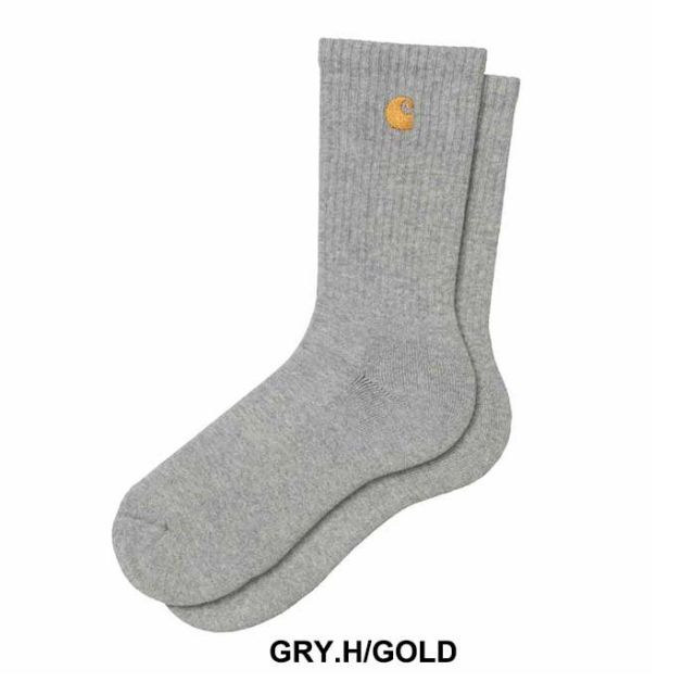 カーハート WIP ソックス Carhartt WIP [ I029421 ] CHASE SOCKS 靴下 ワークインプログレス グレー メール便 ギフト プレゼント