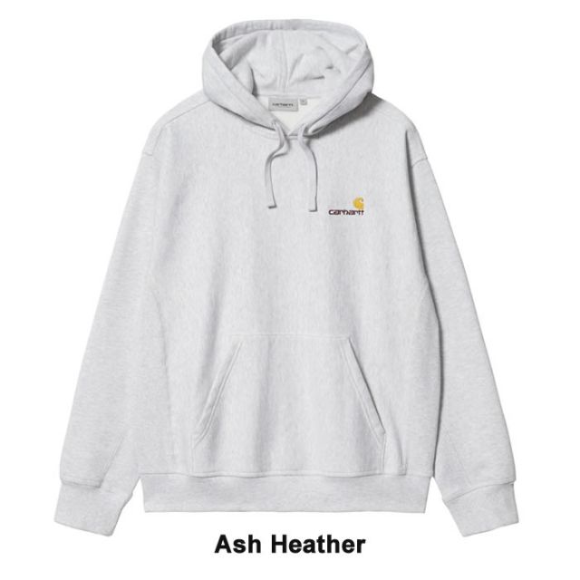 カーハートWIP メンズ パーカー Carhartt プルオーバー メンズ ルーズ フィット ヘビーウェイト I028279  HOODED AMERICAN SCRIPT SWEAT フード フーディ スウェット Pull Over Hoody Parker トップス メンズ 男性用   (231102)
