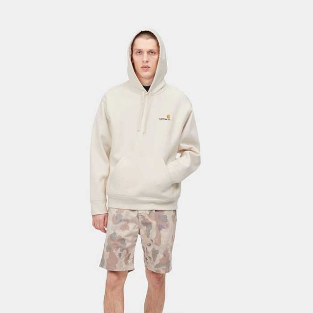 カーハートWIP メンズ パーカー Carhartt プルオーバー メンズ ルーズ フィット ヘビーウェイト I028279  HOODED AMERICAN SCRIPT SWEAT フード フーディ スウェット Pull Over Hoody Parker トップス メンズ 男性用   (231102)
