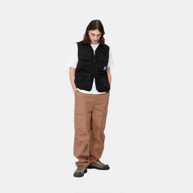 カーハートWIP ベスト carhartt (I026023) ELMWOOD VEST エルウッドベスト アウトドアベスト ワークインプログレス [230430]
